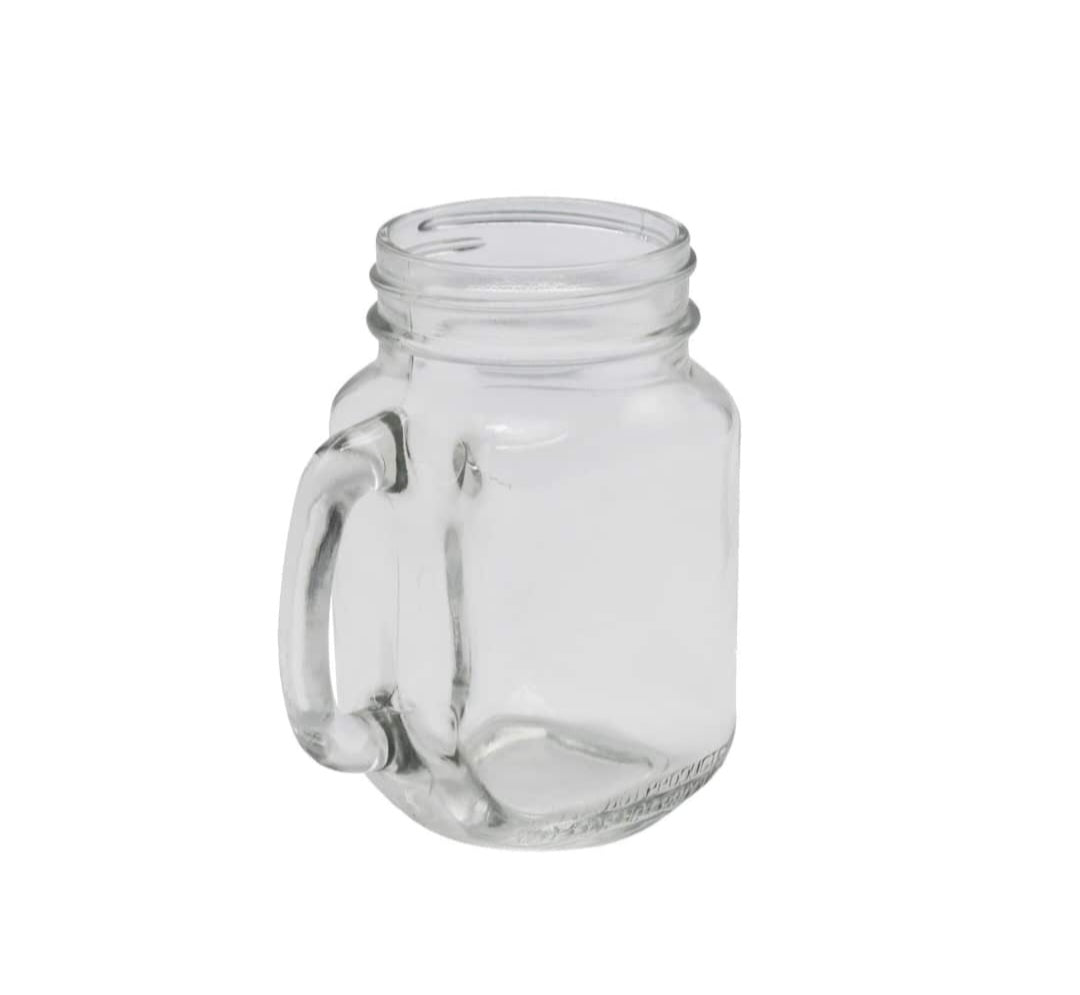 Blank Mason Jar Mug Drinkware (each)16oz