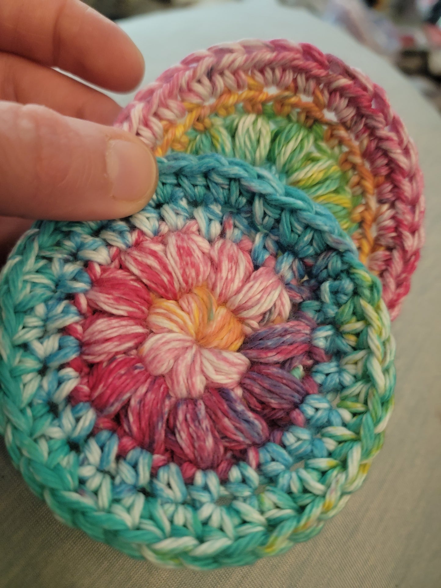 Face Scrubbies, Reusable 100%cotton (set of 2)