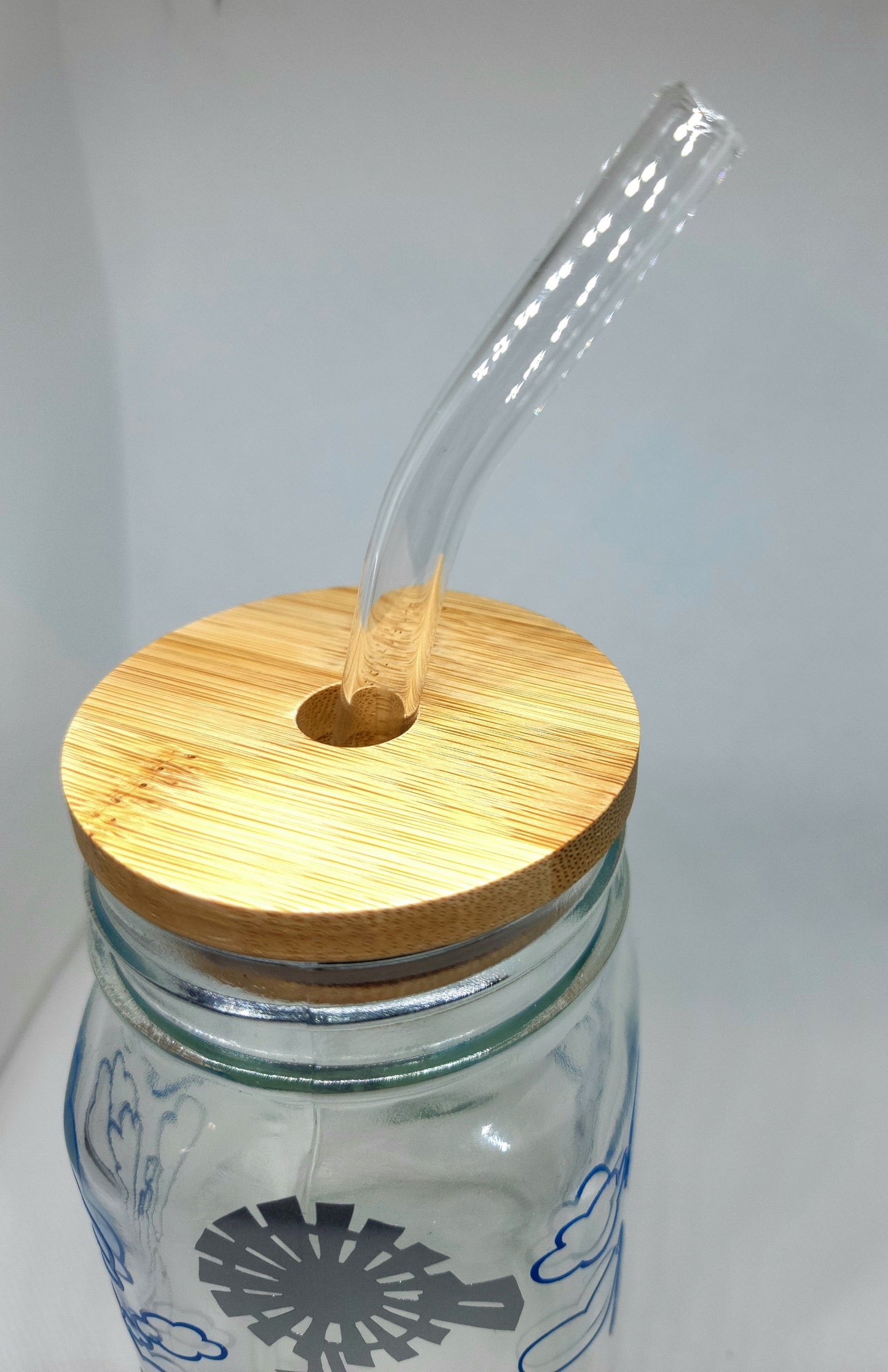 Glass Straw-curved