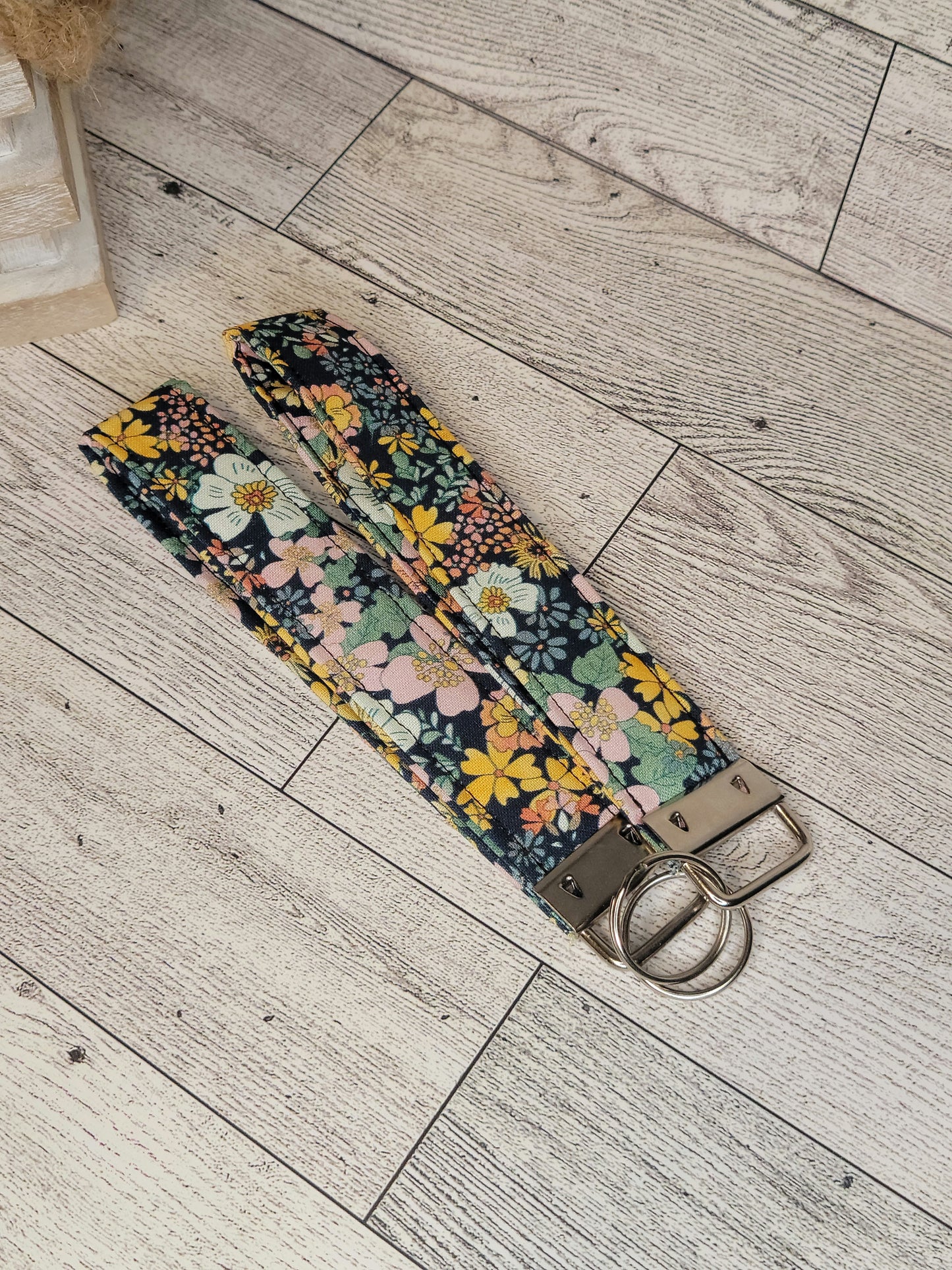 Wild Flower Keychain Wristlet