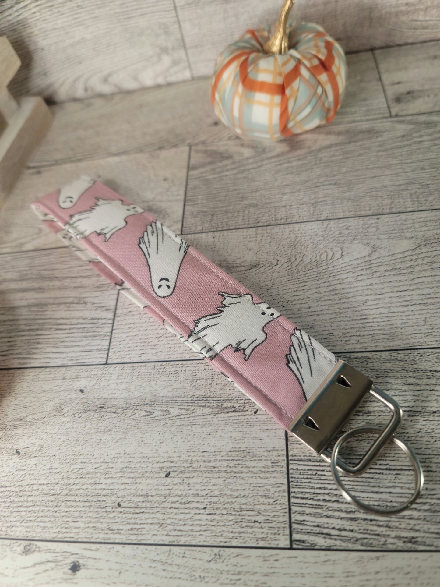 Ghost Keychain Wristlet