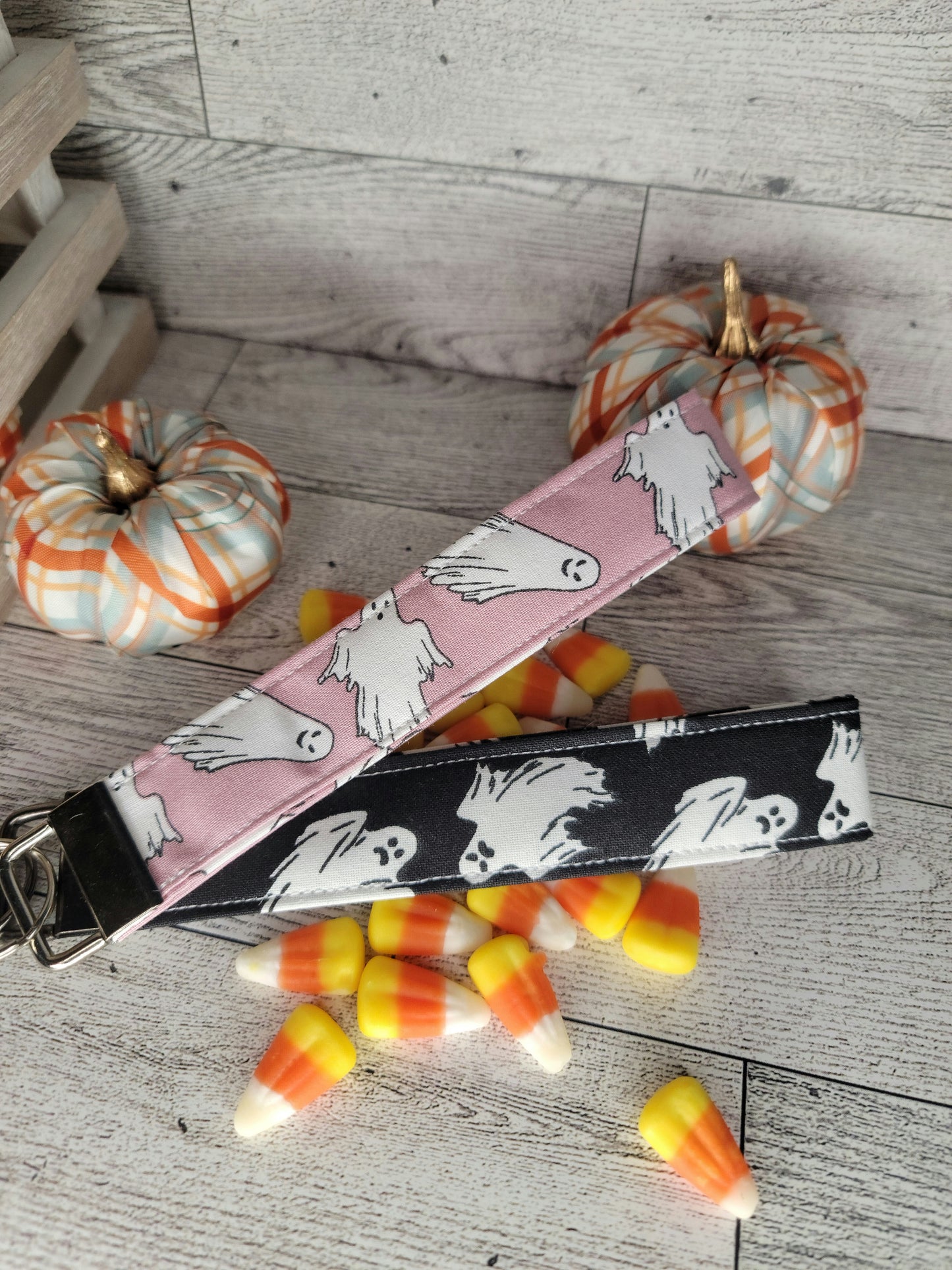 Ghost Keychain Wristlet