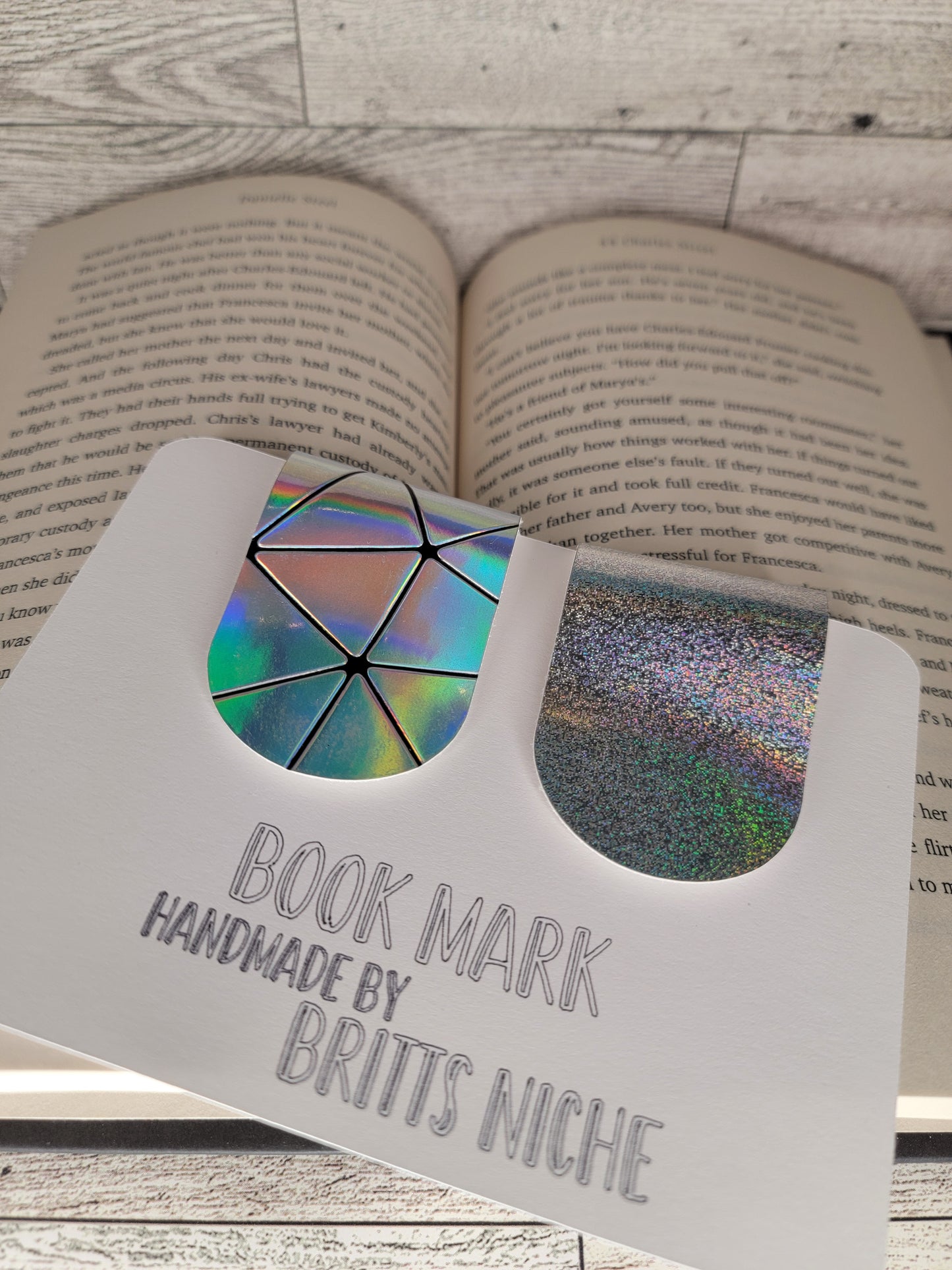 Metallic Rainbow Magnetic Bookmark