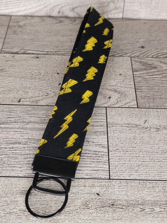 Lightning Bolt Keychain Wristlet