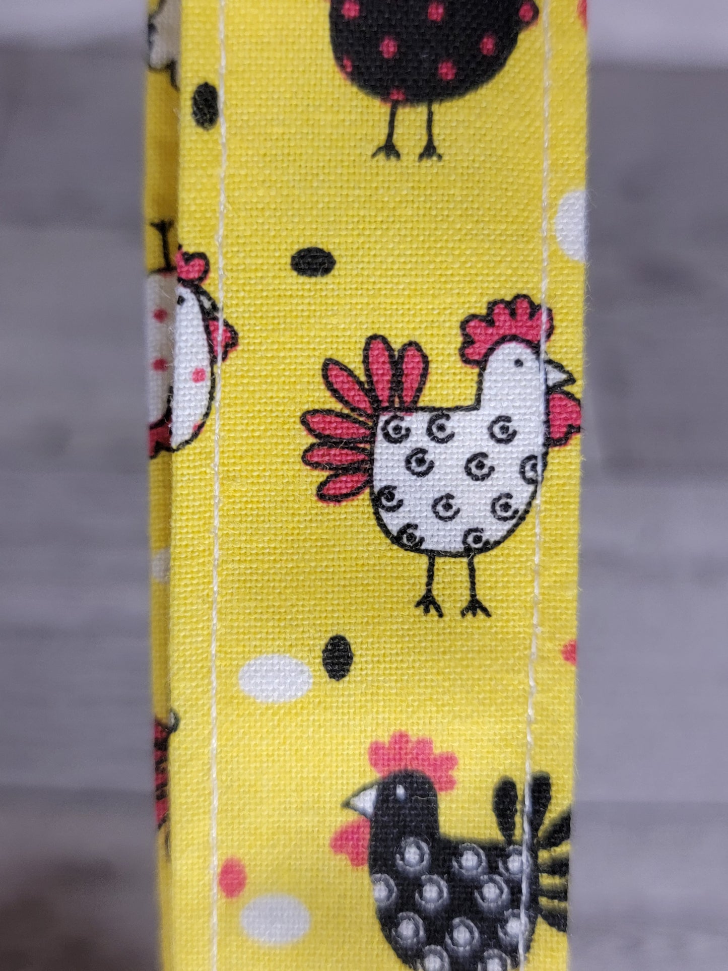 Rooster Keychain Wristlet