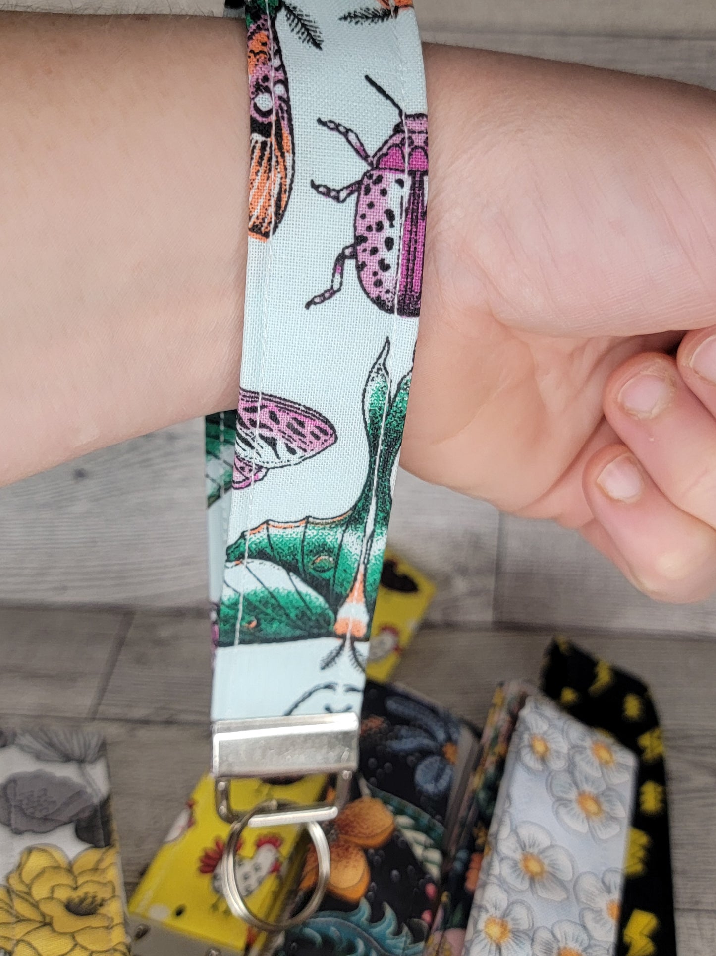 Bugging Out Keychain Wristlet