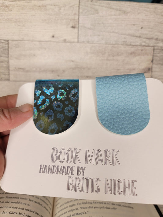 Wild Blue Magnetic Bookmarks