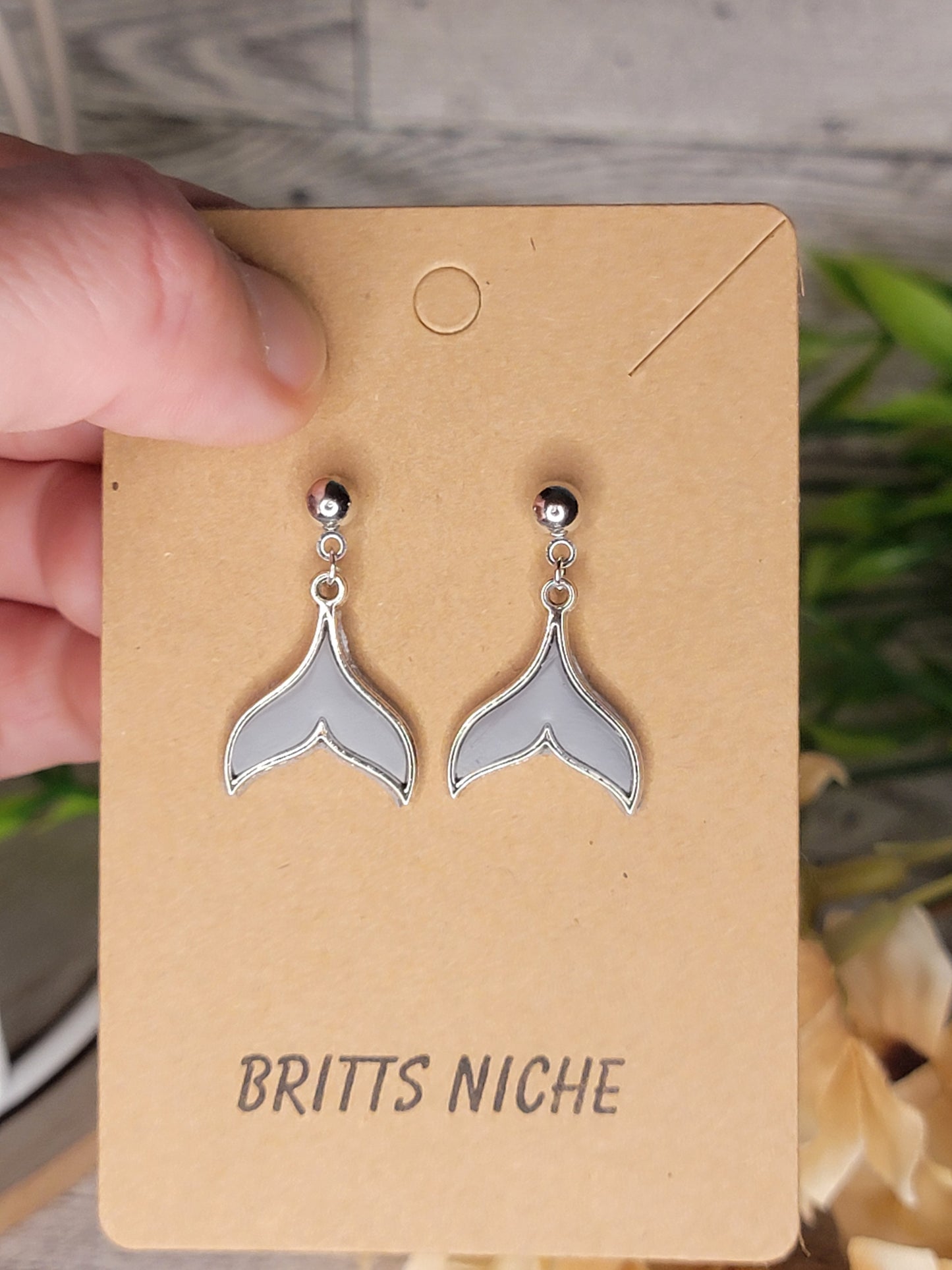 Whales Tale Dangles Earrings